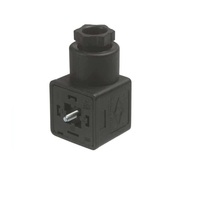 CANFIELD SOLENOID VALVE CONNECTOR<BR>FORM A DIN 2+G PG11 CG FW (BK)
