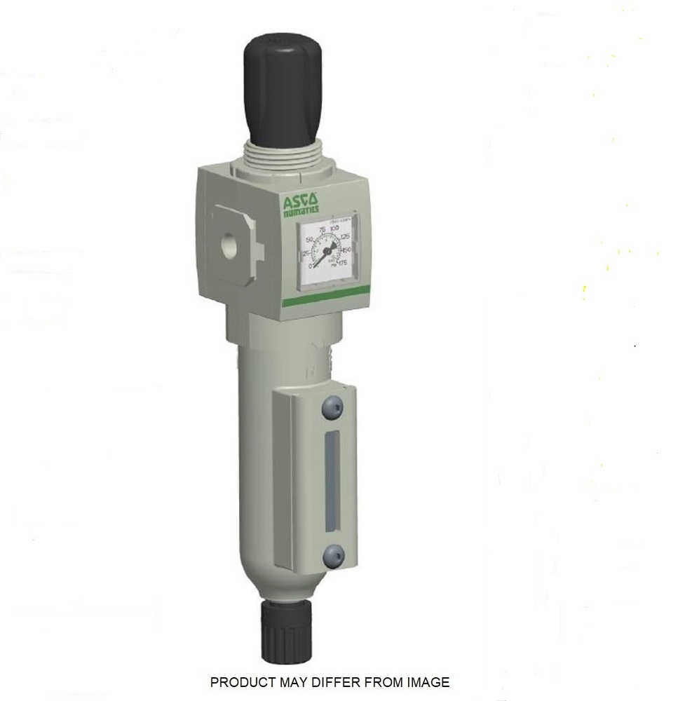 G652ACDM4GA00GN NUMATICS/AVENTICS COALESCING FILTER/REGULATOR<BR>652 SERIES 1/2" G, 0.3MIC, 7-125PSI, MB W/SG, SEMI AD, LP BAR GAUGE
