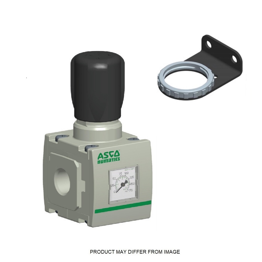 G652AR002H119D0 NUMATICS/AVENTICS REGULATOR<BR>652 SERIES 1/4" G, 3-45PSI, PN/BRK, LP PSI GAUGE/PR