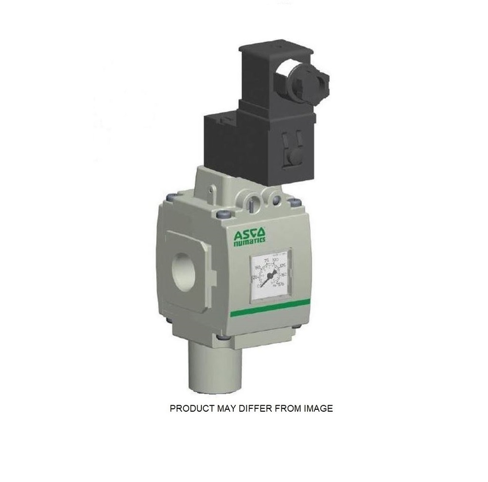 G651A6S420267F1 NUMATICS/AVENTICS SOLENOID SLOW START QUICK EXHAUST VALVE<BR>651 SERIES 3/2, 1/4" G, 24VDC, NO O'RIDE, 3 PIN M12, NO GAUGE PORT (REVERSE FLOW)