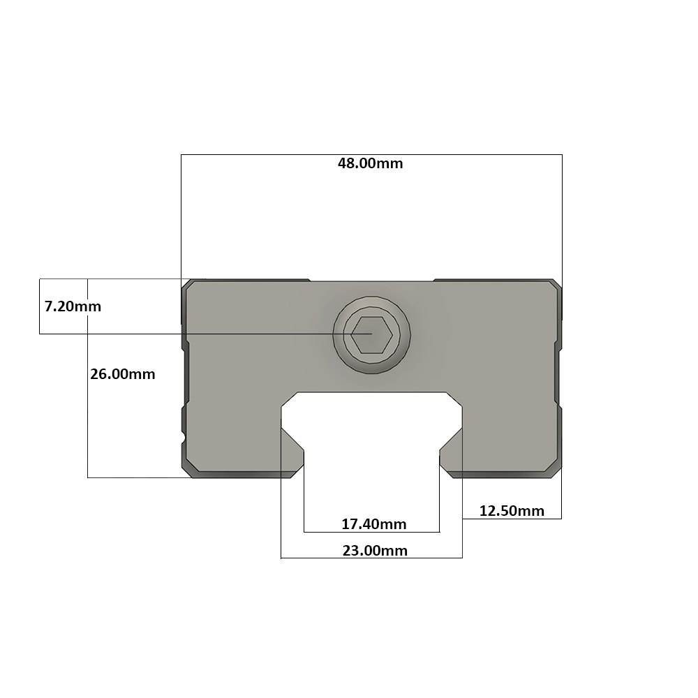 LSD25BK-HN-H-D-M6 AIRTAC LOW PROFILE RAIL BEARING<br>LSD 25MM SERIES, HIGH ACCURACY WITH NO PRELOAD (D) STANDARD, SQUARE MOUNT - NORMAL BODY