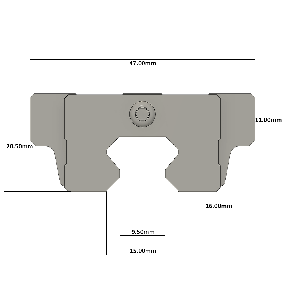 LSH15BK-F1N-N-D-M4 AIRTAC PROFILE RAIL BEARING<br>LSH 15MM SERIES, NORMAL ACCURACY WITH NO PRELOAD (D) STANDARD, TOP MOUNTING FLANGE - NORMAL BODY