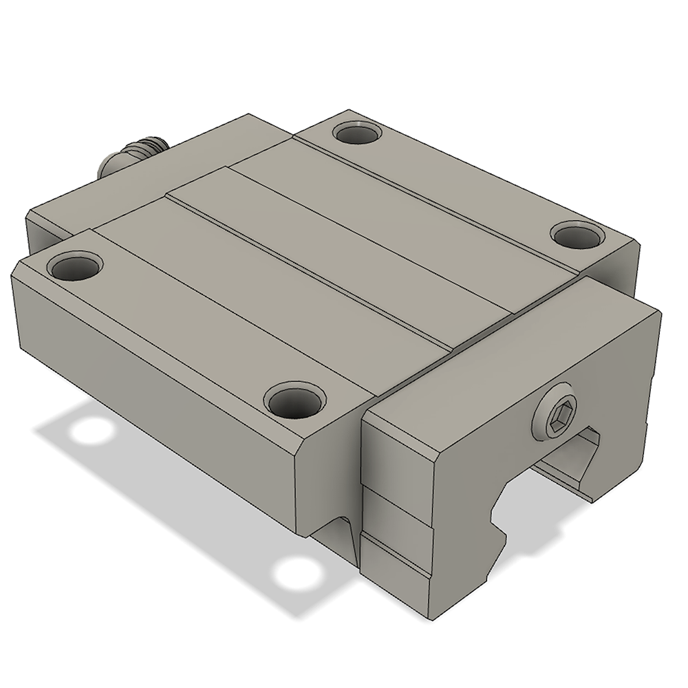 LSH25BK-F1N-H-B-M6 AIRTAC PROFILE RAIL BEARING<br>LSH 25MM SERIES, HIGH ACCURACY WITH LIGHT PRELOAD (B), TOP MOUNTING FLANGE - NORMAL BODY