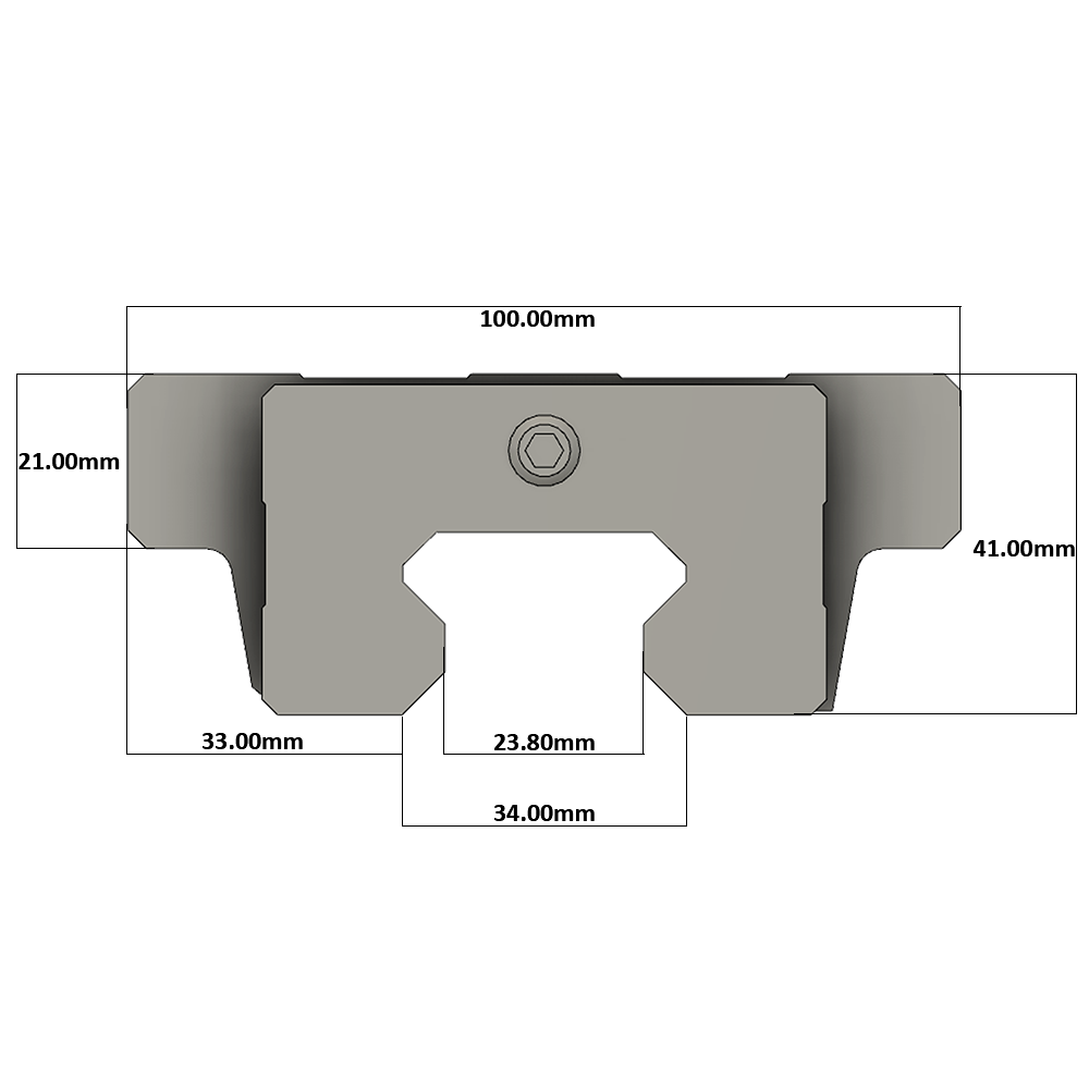 LSH35BK-F2L-N-D-M6 AIRTAC PROFILE RAIL BEARING<br>LSH 35MM SERIES, NORMAL ACCURACY WITH NO PRELOAD (D) STANDARD, BOTTOM MOUNTING FLANGE - LONG BODY