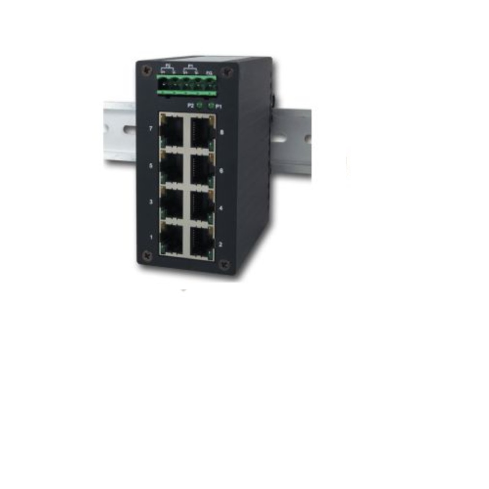 E45UM-8-MT MENCOM ETHERNET SWITCH<BR>8 PORT UNMGD