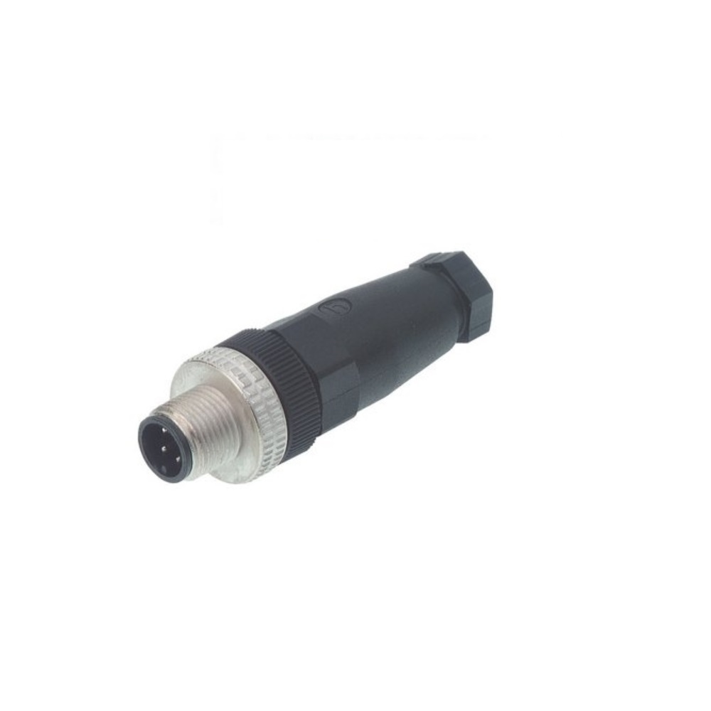 933162-100 HIRSCHMANN CIRCULAR CONNECTOR<BR>4 PIN M12 MALE STR FW PG9 CG 250VAC/DC