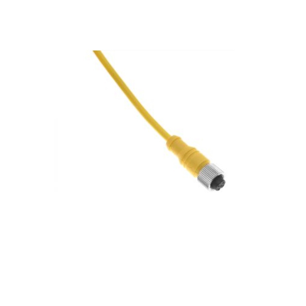 MDC-5FP-30M MENCOM CORDSET<BR>5 PIN M12 FEMALE STR 30M PVC YE 22AWG 300VAC/DC