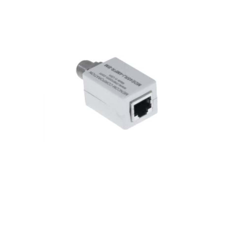 MDE45RJ-4MFR-BM MENCOM ETHERNET ADAPTER<BR>4 PIN M12/RJ45 M/F STR 42VAC/DC