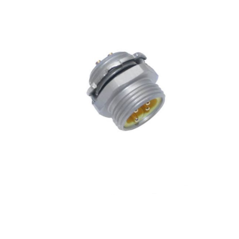 MIN-5MR-SC MENCOM RECEPTACLE<BR>5 PIN 7/8" MINI MALE STR FM SC 1/2" NPT THR 600VAC/DC