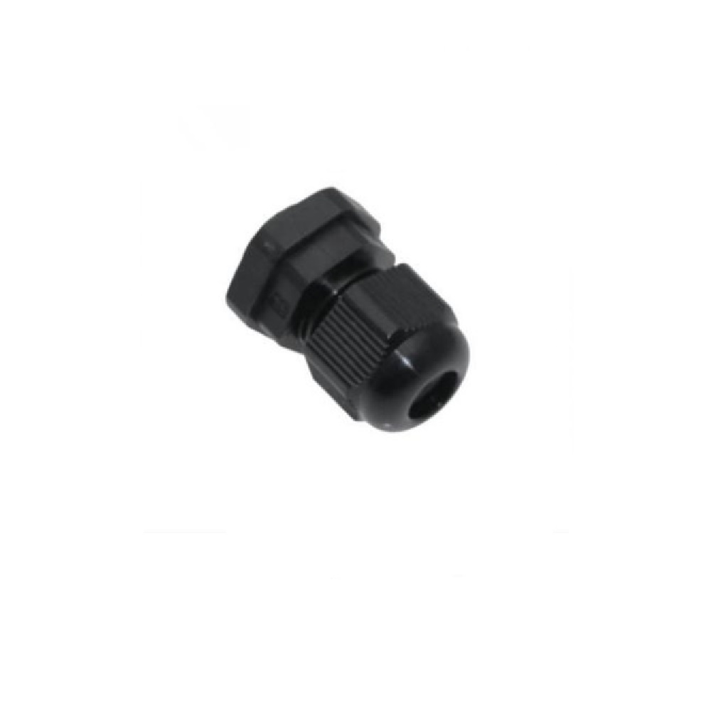 PCG-09-B MENCOM CABLE GLAND<BR>PG9 MALE THR 4-9MM CG PLASTIC (BLACK)