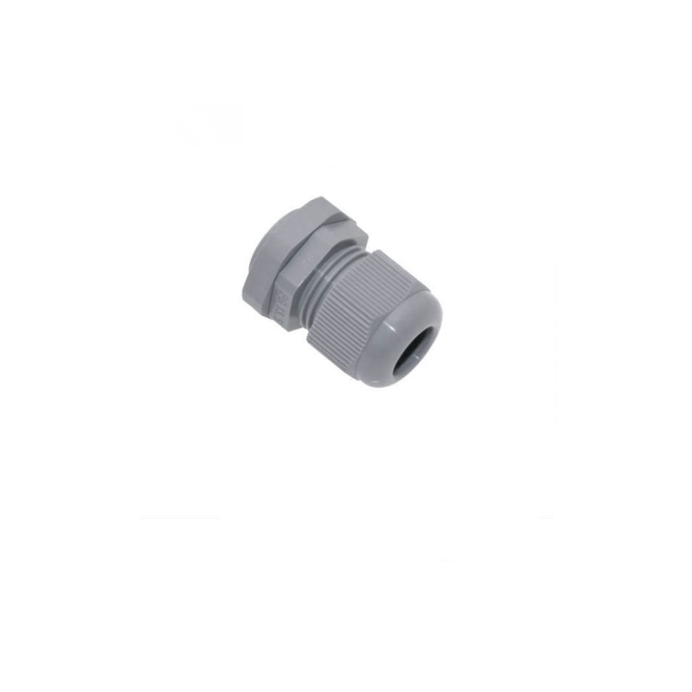 PCGU-M16 MENCOM CABLE GLAND<BR>M16 MALE THR 3-10MM CG PLASTIC (GRAY)