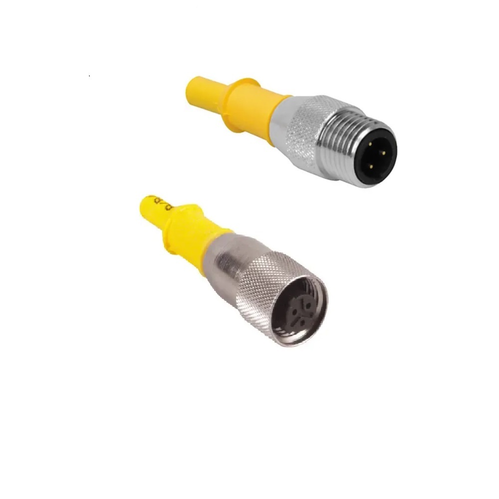 KBE 3T-6-SBE 3T/S1587 TURCK CORDSET<BR>3 PIN M12 F/M STR 6M TPE YE WELD 18AWG 250VAC/DC