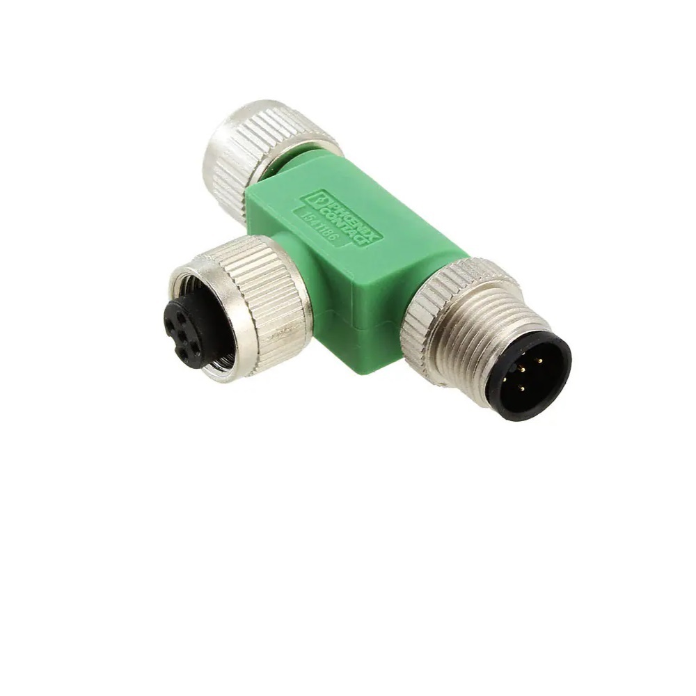 TC0500000TT05000 NUMATICS/AVENTICS SPLITTER<BR>5 PIN "T" M12 M/F/F 250VAC/DC