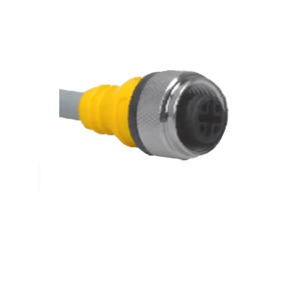RKL 4-0.2 TURCK CORDSET<BR>3 PIN M12 FEMALE STR 0.2M PVC GY 20AWG 250VAC/DC