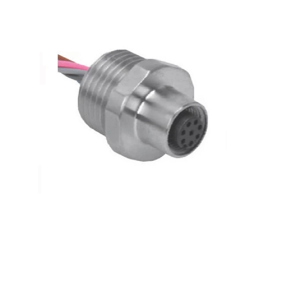FK 8-0.5/14.5/NPT TURCK CIRCULAR CONNECTOR<BR>8 PIN M12 FEMALE STR FM 0.5M 24AWG 1/2" NPT THR 60VAC/75VDC