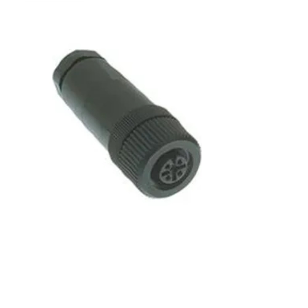 B 8141-0/PG9/LABEL TURCK CIRCULAR CONNECTOR<BR>4 PIN M12 FEMALE STR FW PG9 CG 250VAC/DC LABEL