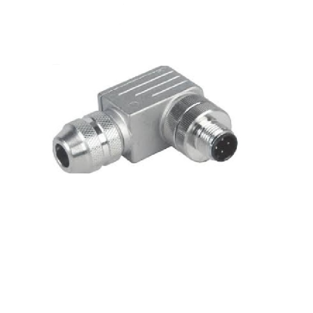 BMSWS 8251-0/9 TURCK CIRCULAR CONNECTOR<BR>5 PIN M12 MALE ELB FW PG9 CG 60VAC/DC REV KEY