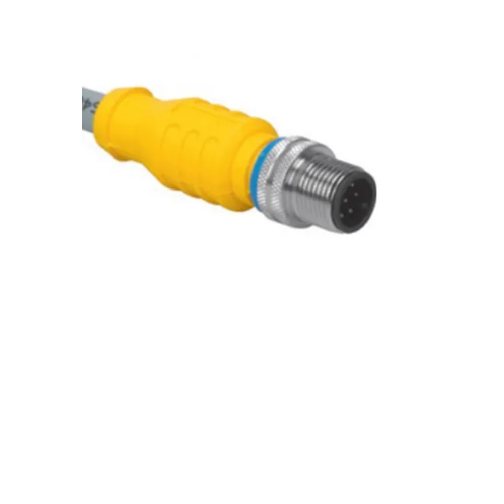 RSS 12T-2 TURCK CORDSET<BR>12 PIN M12 MALE STR 2M PVC GY 24AWG 60VAC/75VDC