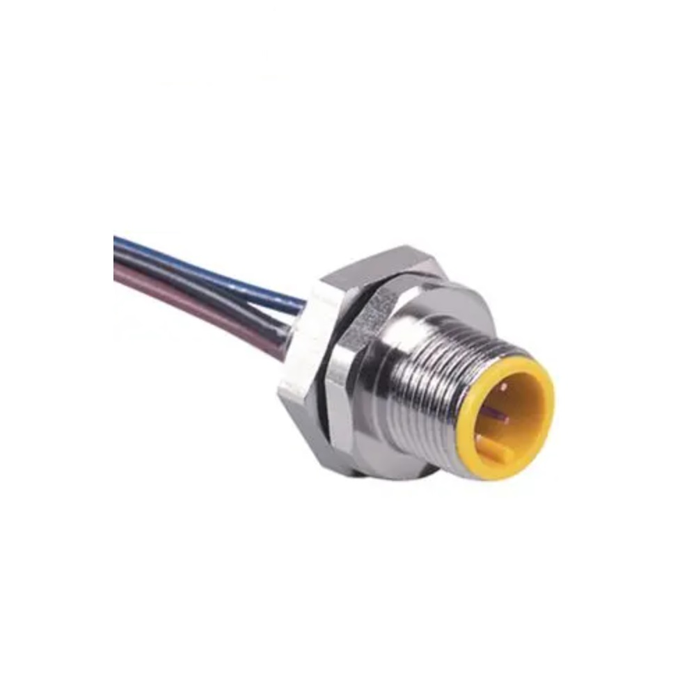 FSV 8-0.5 TURCK CIRCULAR CONNECTOR<BR>8 PIN M12 MALE STR FM 0.5M 24AWG PG9 THR SS 60VAC/75VDC