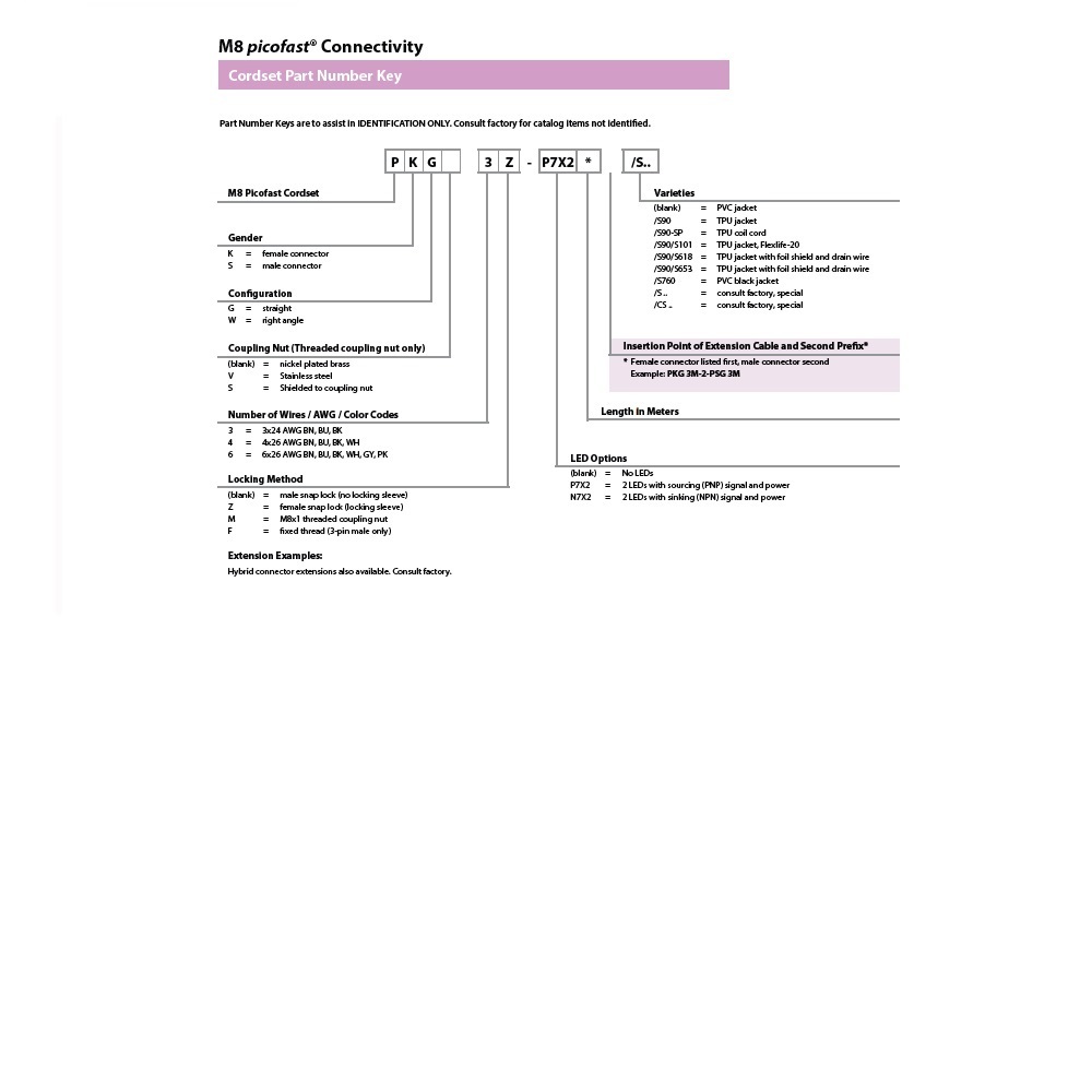 PKG 3M-10-RS 4T/S90 TURCK CORDSET<BR>3 PIN M12/M8 M/F STR 10M TPU BK HI-FLEX 24AWG 125VAC/DC