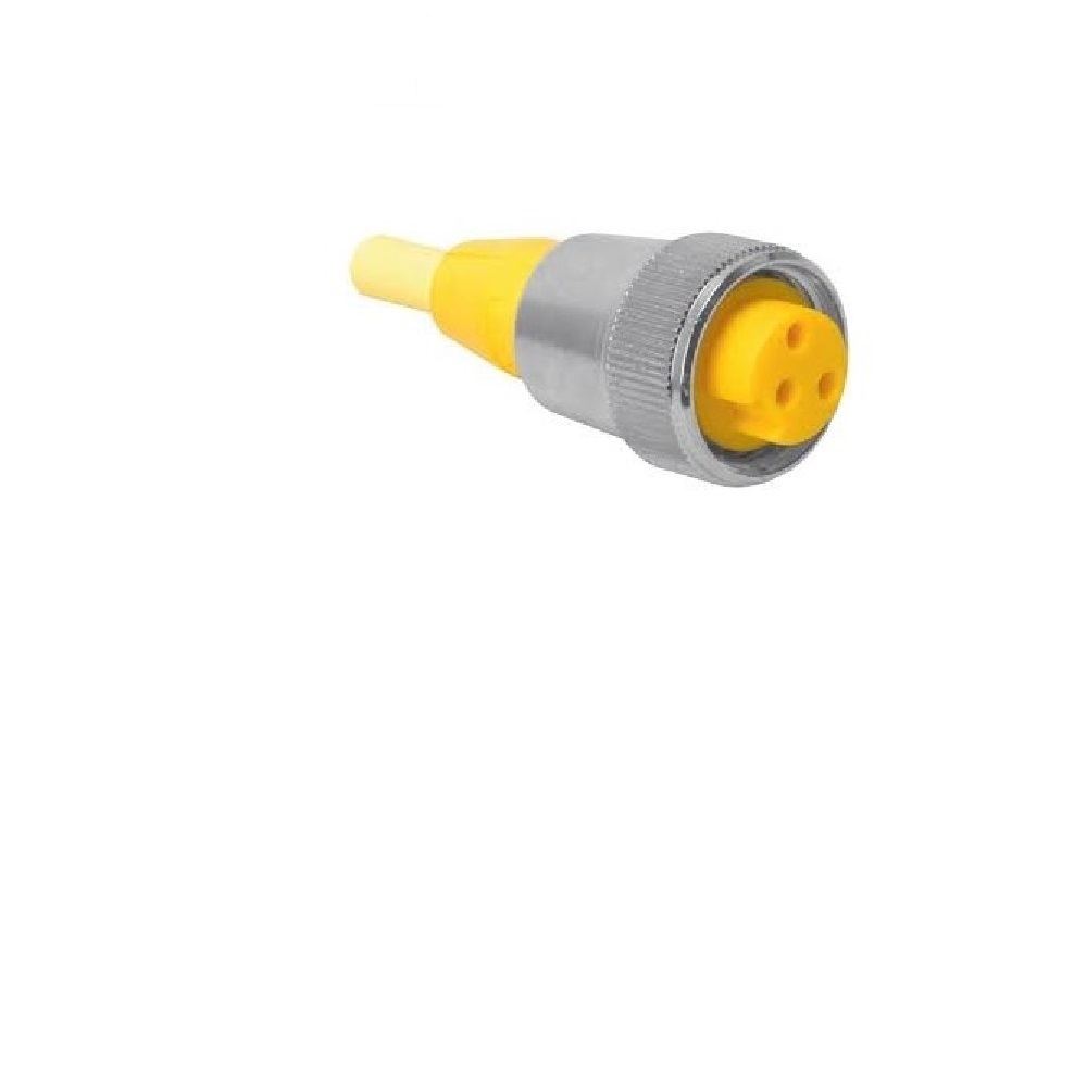 RKM 40-5M/S90 TURCK CORDSET<BR>4 PIN 7/8" MINI FEMALE STR 5M TPU YE HI-FLEX 18AWG 300VAC/DC