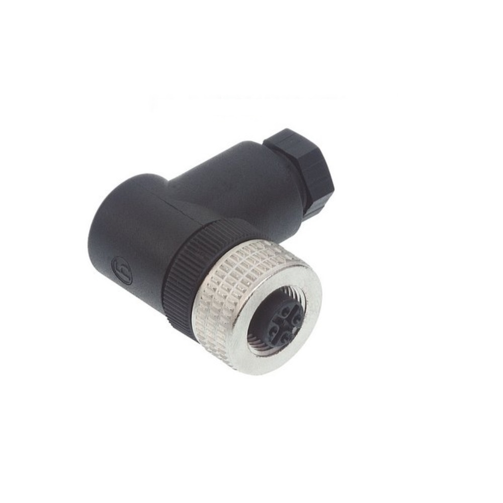 933172-100 HIRSCHMANN CIRCULAR CONNECTOR<BR>4 PIN M12 FEMALE ELB FW PG7 CG 250VAC/DC