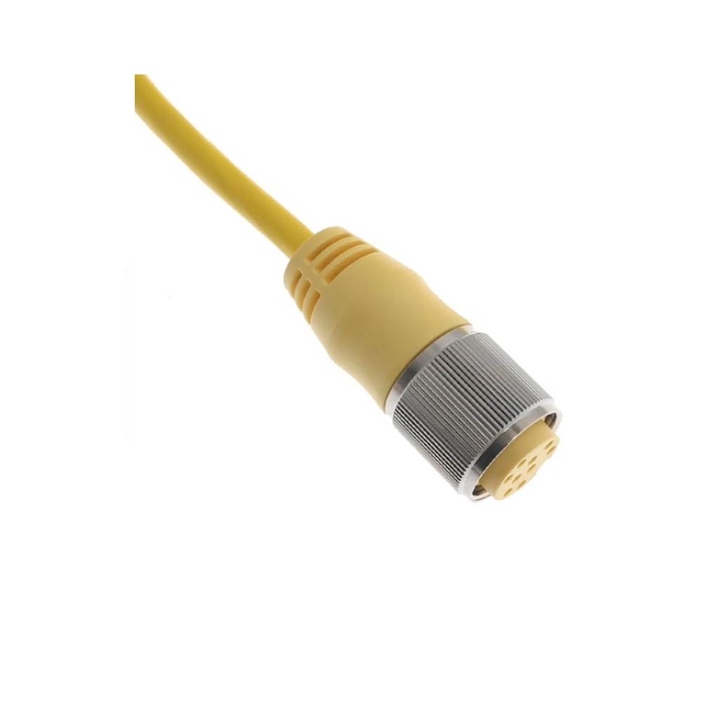 MIN-10FR-3-18 MENCOM RECEPTACLE<BR>10 PIN 1 1/8" MINI FEMALE STR FM 3' 1/2" NPT THR 18AWG 300VAC/DC