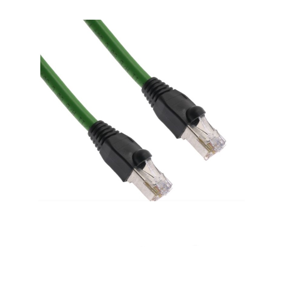 PNRJ-4MMPS-2M MENCOM PROFINET CORDSET<BR>8 PIN RJ45 M/M STR 2M PVC GR 22AWG 30VAC/DC