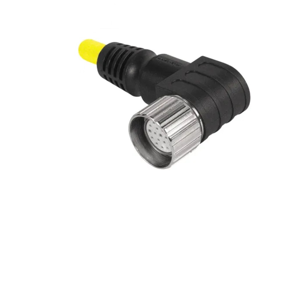 CKWM 19-19-10 TURCK CORDSET<BR>19 PIN M23 FEMALE ELB 10M PVC YE 18AWG 150VAC/DC