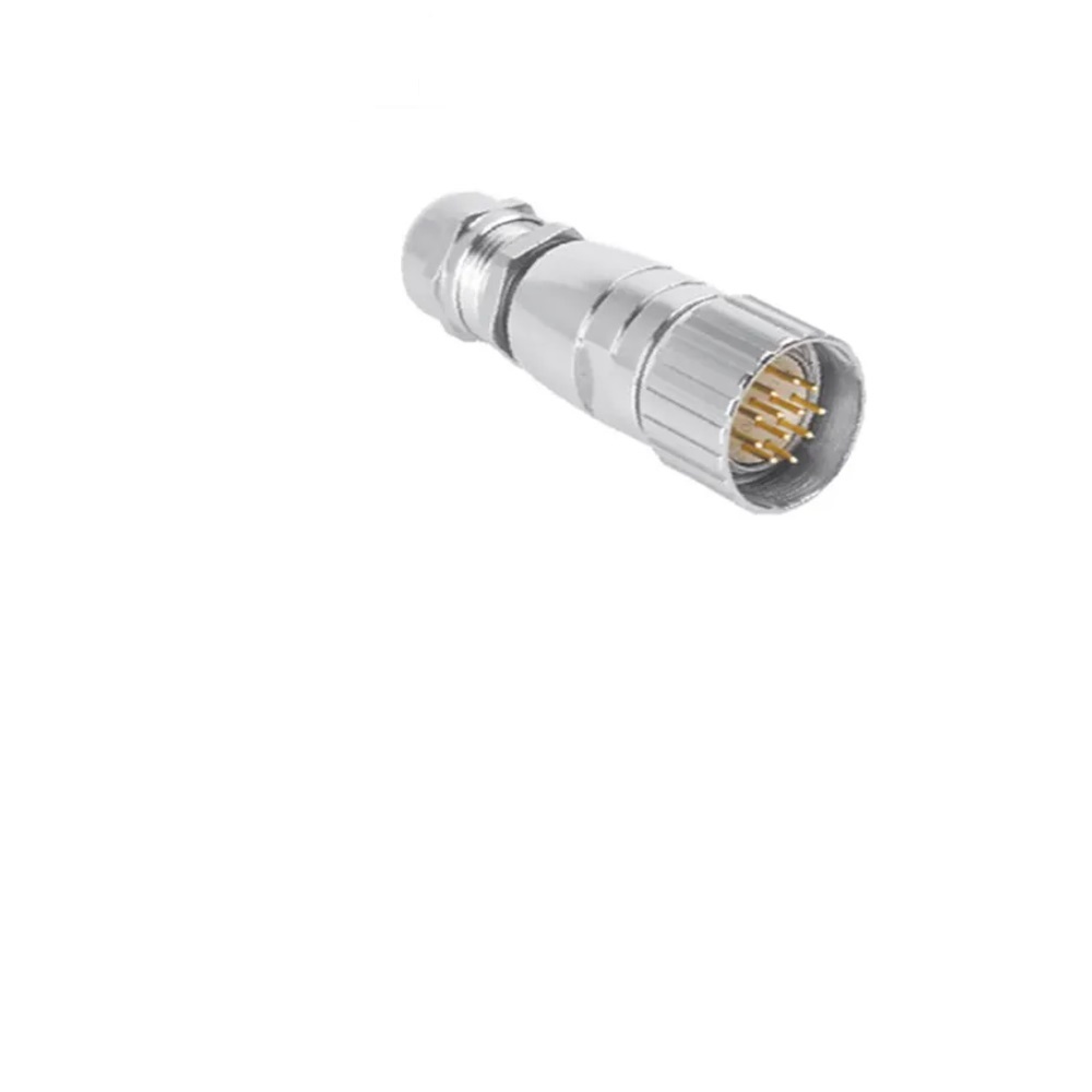 CS 19-0 TURCK CIRCULAR CONNECTOR<BR>19 PIN M23 MALE STR FW PG13.5 CG 150VAC/DC