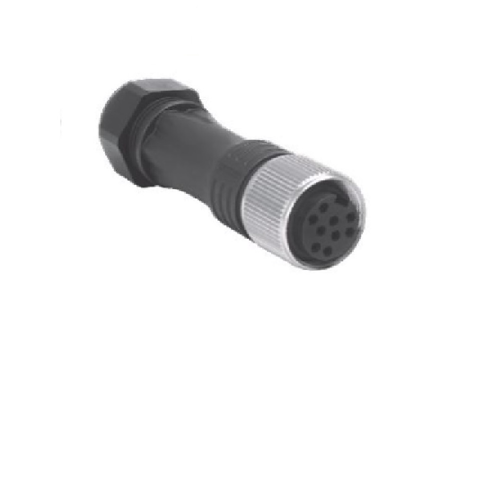B 71101-0/21 9-16MM TURCK CIRCULAR CONNECTOR<BR>10 PIN 1 1/8" MINI FEMALE STR FW PG21 CG 600VAC/DC