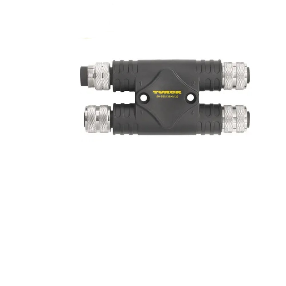 BH-BKM/BSM/2BKM 34 TURCK SPLITTER<BR>3 PIN "H" M16 F/M/F/F 600VAC/DC