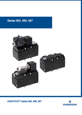 AVENTICS 500 DIRECTIONAL VALVES CATALOG | 563, 565, 567 SERIES:  3/2-DIRECTIONAL VALVE | The Pneumatic Store