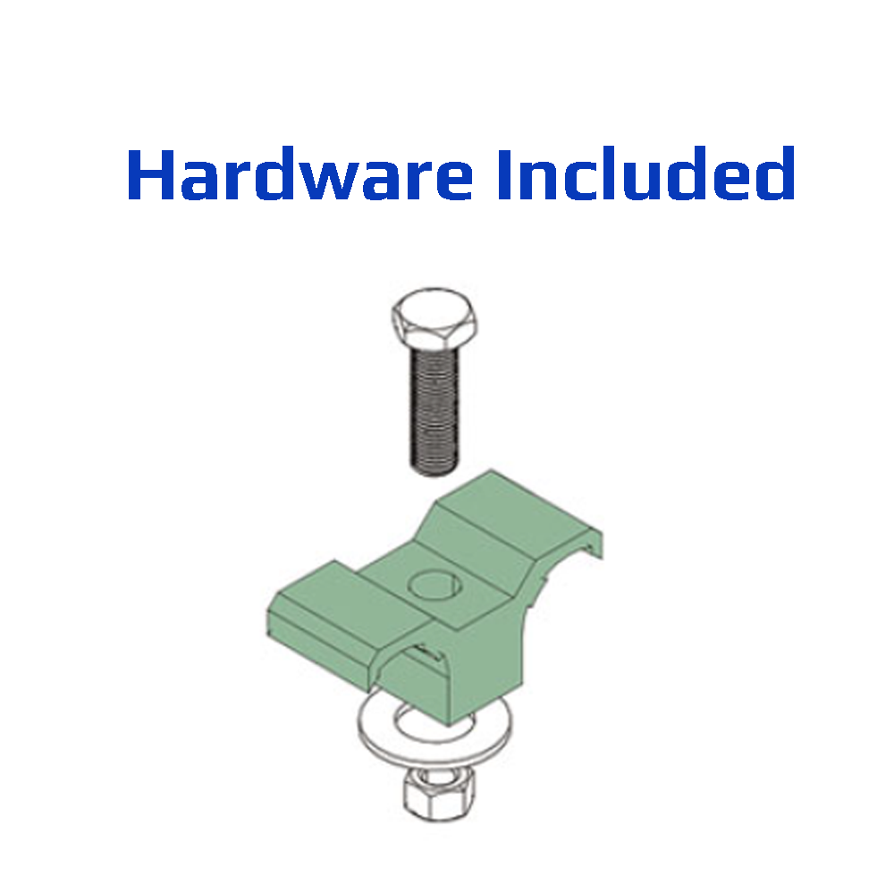 32D-28C-0 MODULAR SOLUTION D28 FOOT<BR>CASTER CLAMP