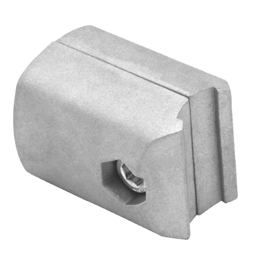 41D-100-0 MODULAR SOLUTION D28 CONNECTOR<BR>CONNECTOR END TO RIDGE MOUNT STRIAGHT