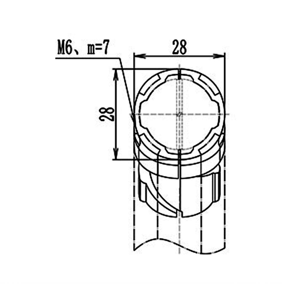 41D-142-0 MODULAR SOLUTION D28 CONNECTOR<BR>CONNECTOR 135 DEGREE END TO END INNER TYPE