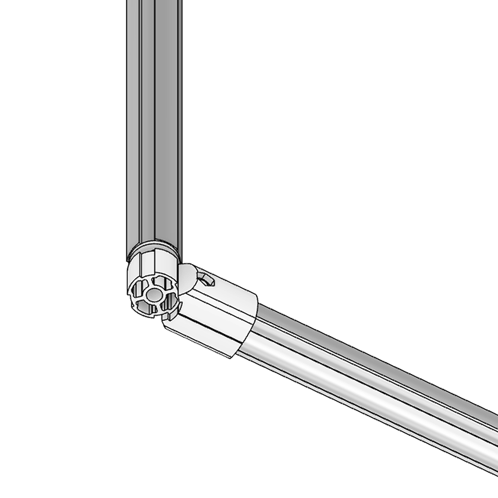 42D-286-0 MODULAR SOLUTION D28 CONNECTOR<BR>D28 SWIVEL JOINT