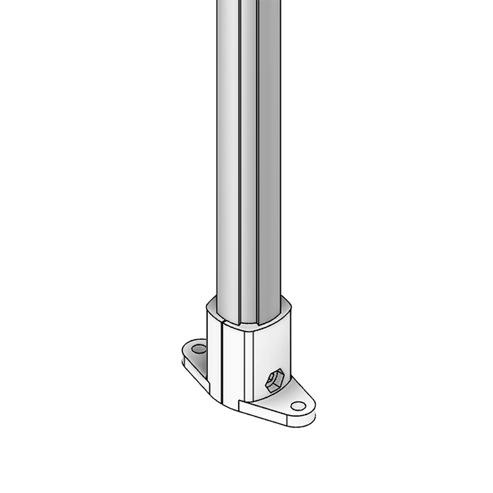 44D-280-0 MODULAR SOLUTION D28 CONNECTOR<BR>TEE CONNECTOR BASED, END CONNECTION