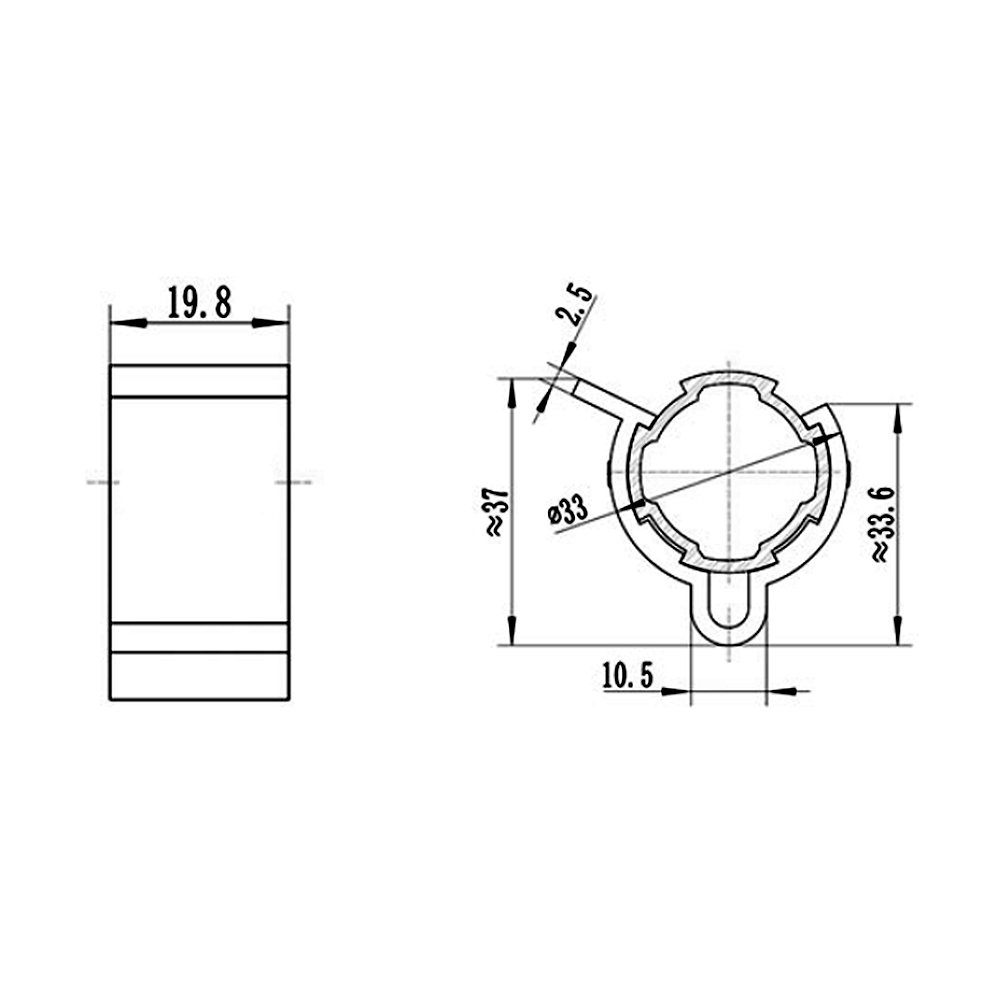 79D-100-0 MODULAR SOLUTION D28 CLIP ON PART<BR>HANG TAG CLIP