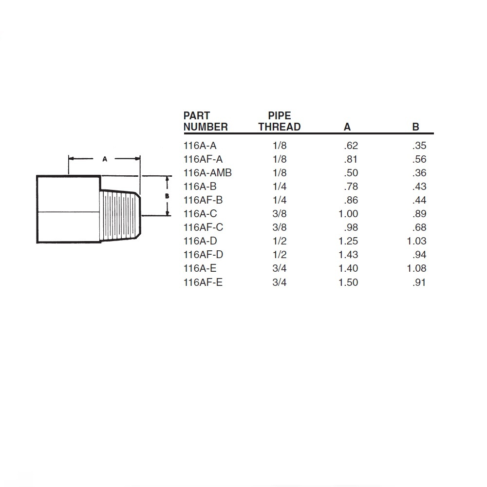 116A-C ANDERSON BRASS FITTING<BR>3/8" NPT MALE/FEMALE STREET ELBOW