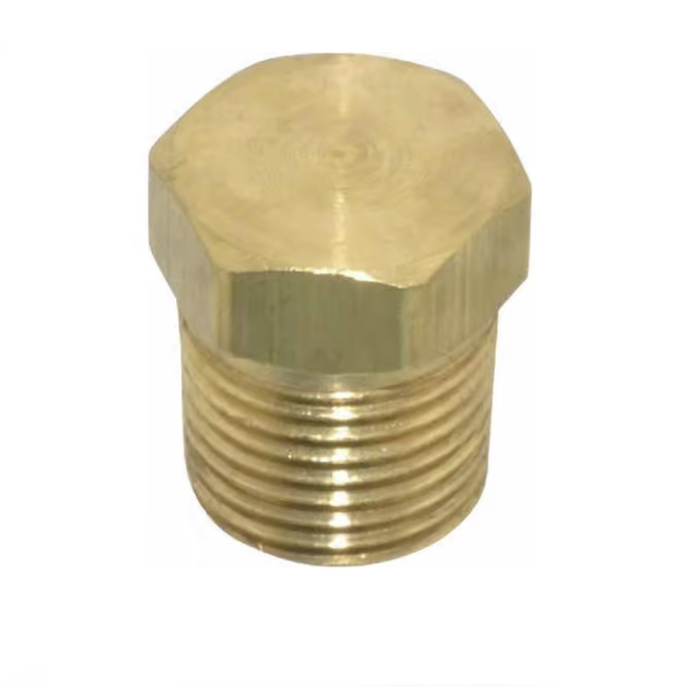 121A-D ANDERSON BRASS FITTING<BR>1/2" NPT MALE HEX HEAD PLUG