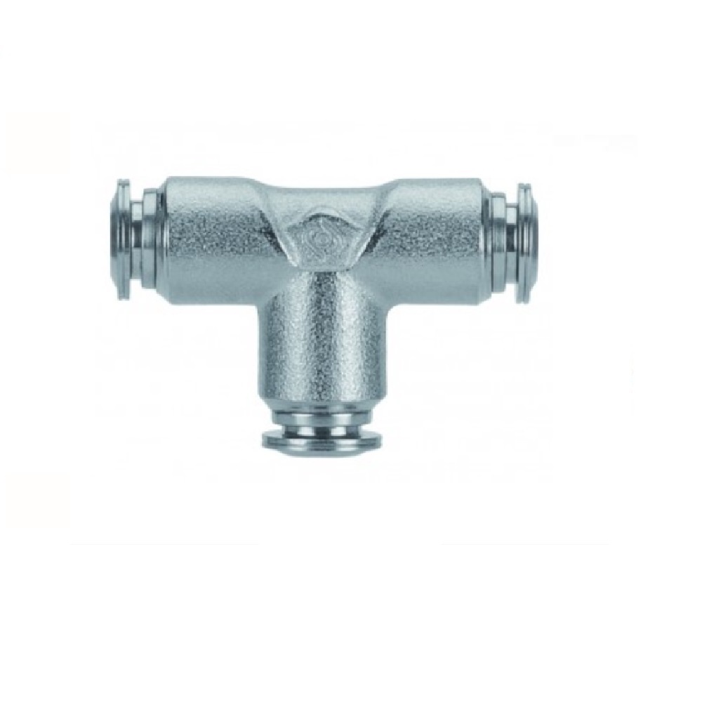 60230-4 AIGNEP STAINLESS STEEL PUSH-IN FITTING<BR>4MM TUBE UNION TEE