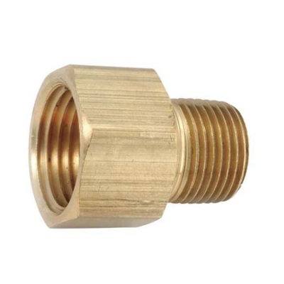 8036-06-06 ADAPT-ALL BRASS FITTING<BR>3/8" BSPT MALE X 3/8" NPT FEMALE ADAPTER