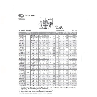 PH5/16-03 PISCO PLASTIC PUSH-IN FITTING<BR>5/16" TUBE X 3/8" BSPT MALE UNIVERSAL ELBOW