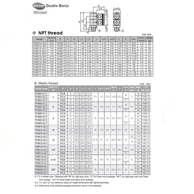 PHW6-01 PISCO PLASTIC PUSH-IN FITTING<BR>6MM TUBE X 1/8" BSPT MALE DBL UNIVERSAL ELBOW