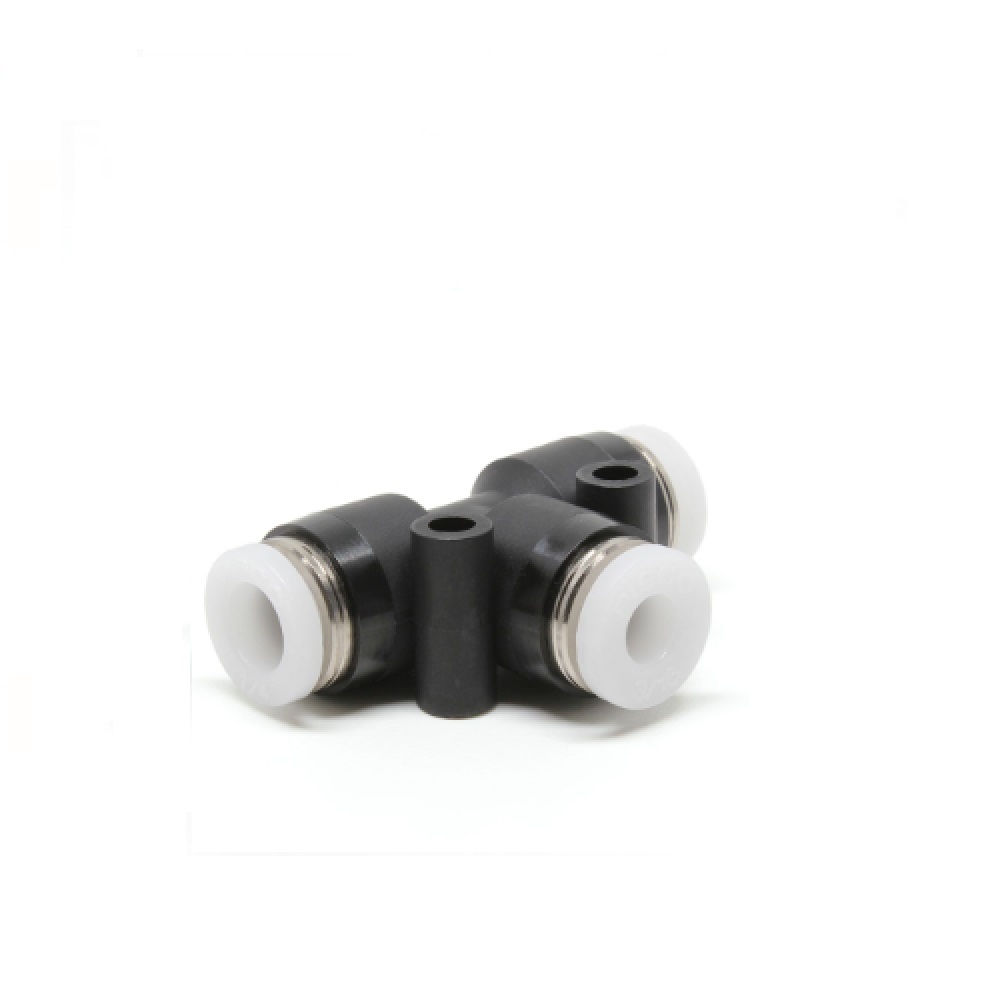 PEG3/8-5/16 PISCO PLASTIC PUSH-IN FITTING<BR>5/16" TUBE X 3/8" TUBE(2) UNION TEE