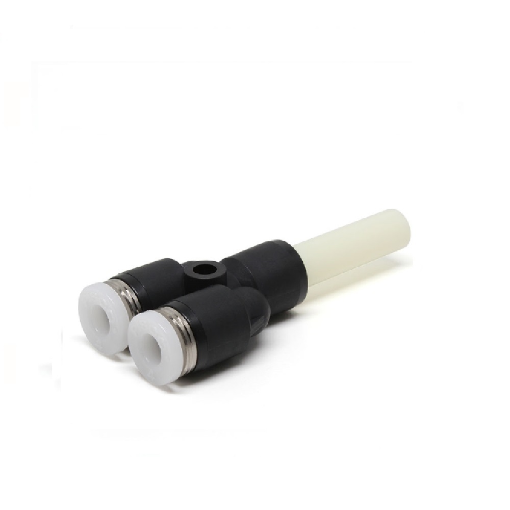 PWJ1/4-5/32 PISCO PLASTIC PUSH-IN FITTING<BR>1/4" PLUG-IN X 5/32" TUBE "Y"