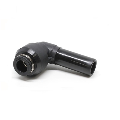 PLGJ6-1/8M PISCO MINI PLASTIC PUSH-IN FITTING<BR>6MM TUBE X 1/8" PLUG-IN REDUCING ELBOW