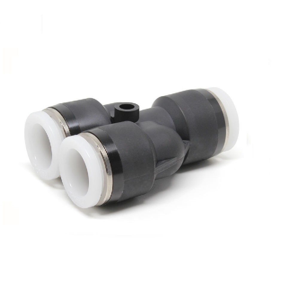 PY1/8M PISCO MINI PLASTIC PUSH-IN FITTING<BR>1/8" TUBE UNION "Y"