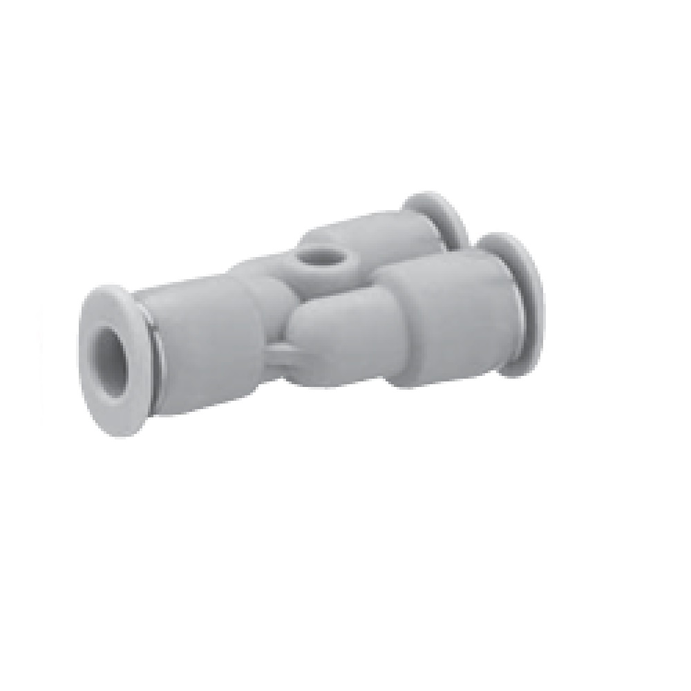 R432000266 NUMATICS/AVENTICS PLASTIC PUSH-IN FITTING<BR>1/2" TUBE UNION "Y" (OVAL)